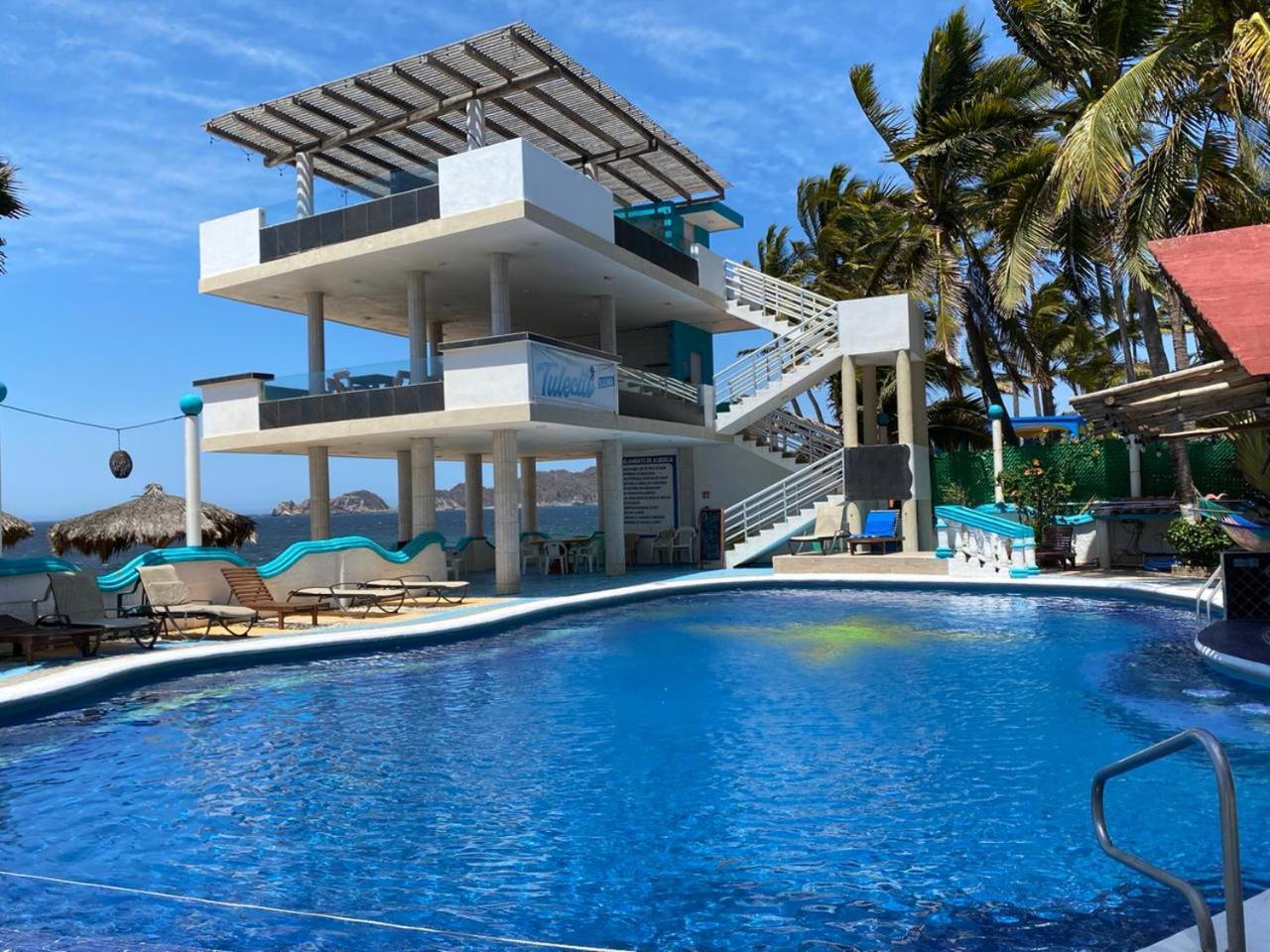 Bungalows Laguna Del Tule San Patricio Melaque Exterior photo